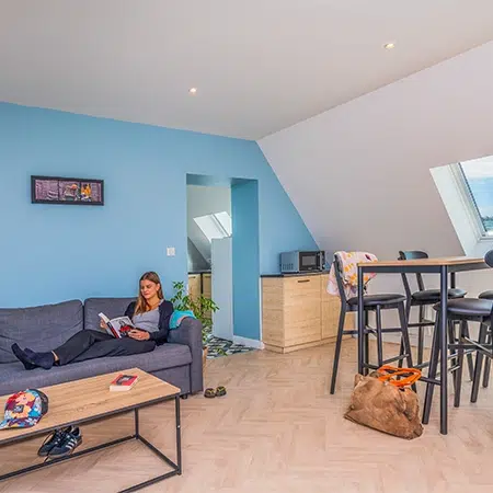 appartement pour deux a quatre personnes a louer pres de nevez